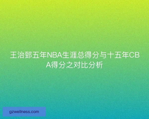 王治郅五年NBA生涯总得分与十五年CBA得分之对比分析